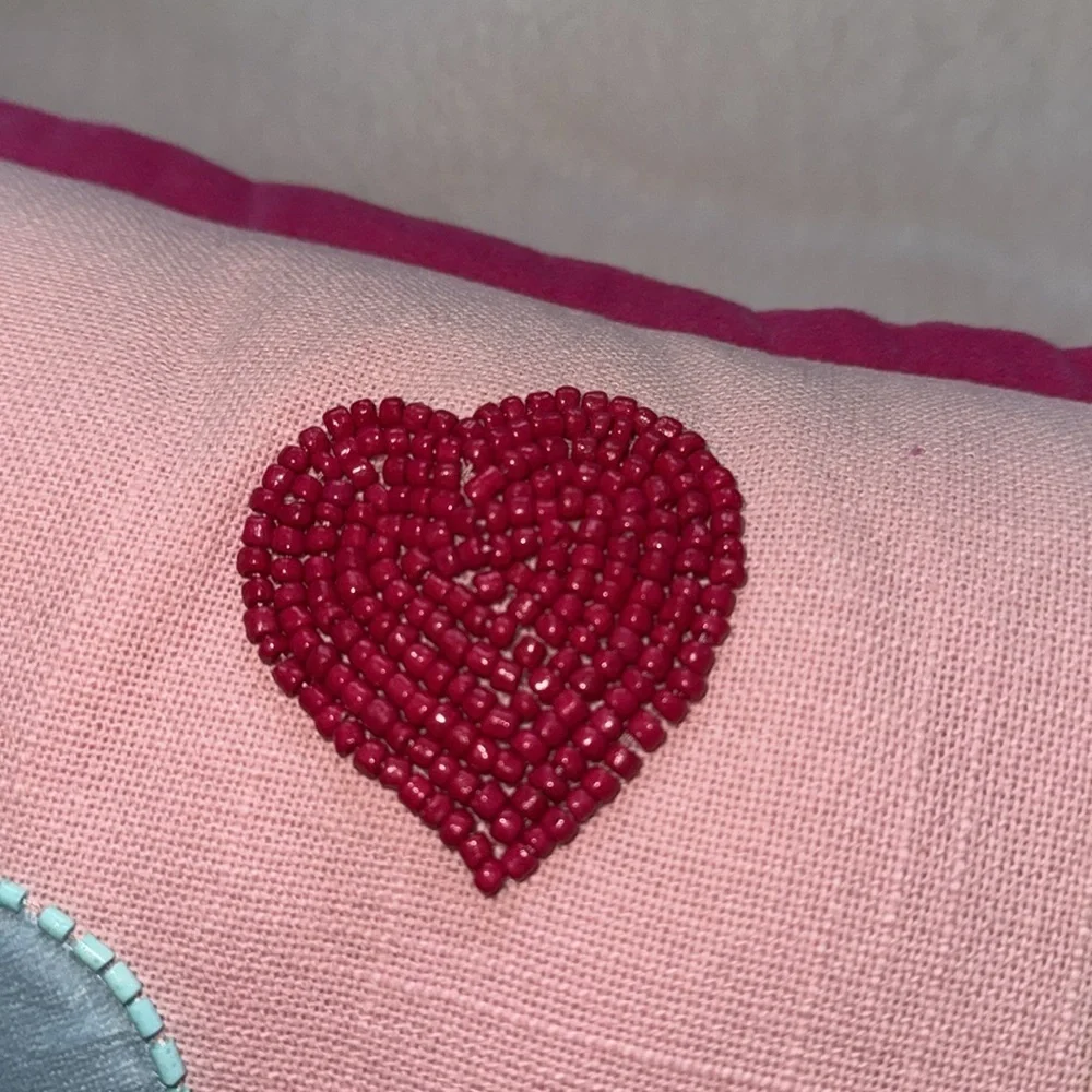 Cupcakes and Cashmere Valentines Conversation Heart Pillow